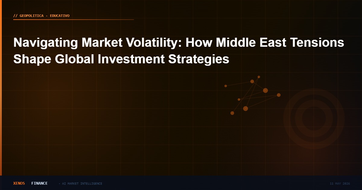 Navigating Market Volatility: How Middle East Tensions Shape Global Investment Strategies