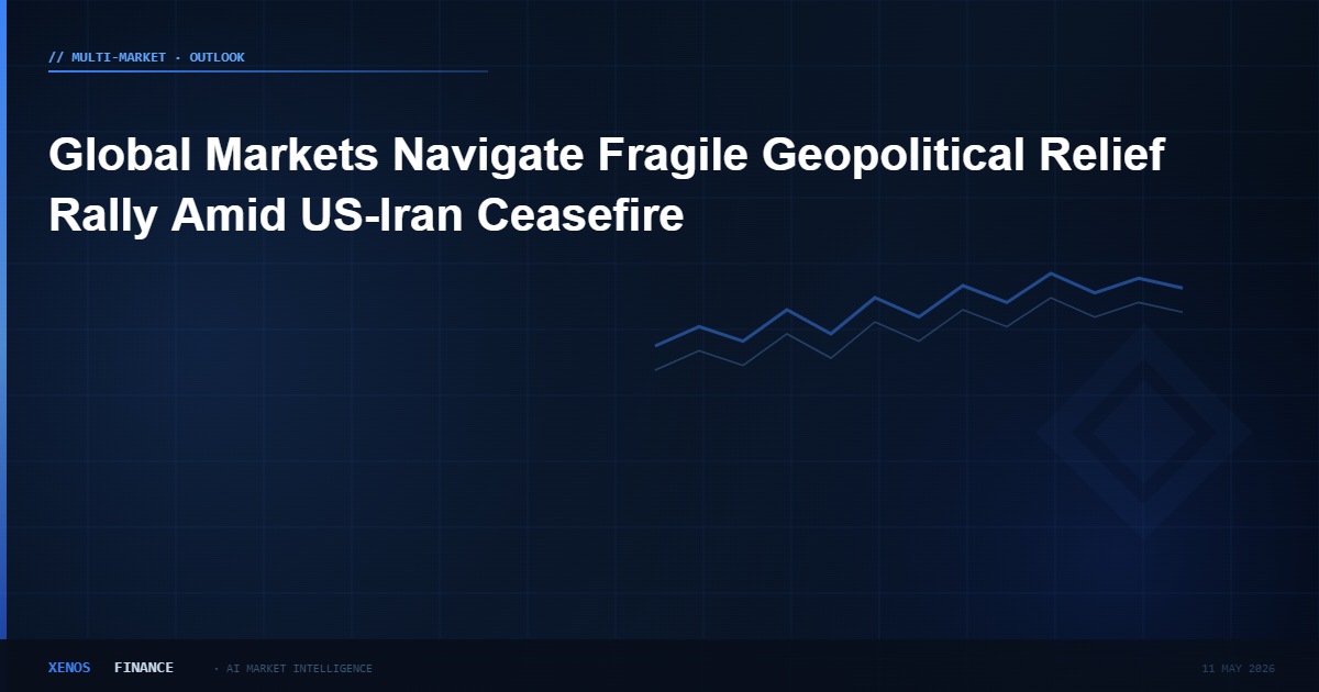 Global Markets Navigate Fragile Geopolitical Relief Rally Amid US-Iran Ceasefire