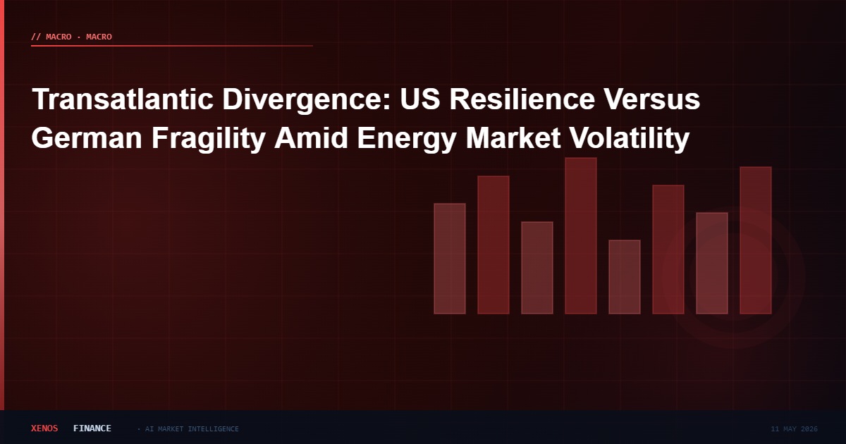 Transatlantic Divergence: US Resilience Versus German Fragility Amid Energy Market Volatility