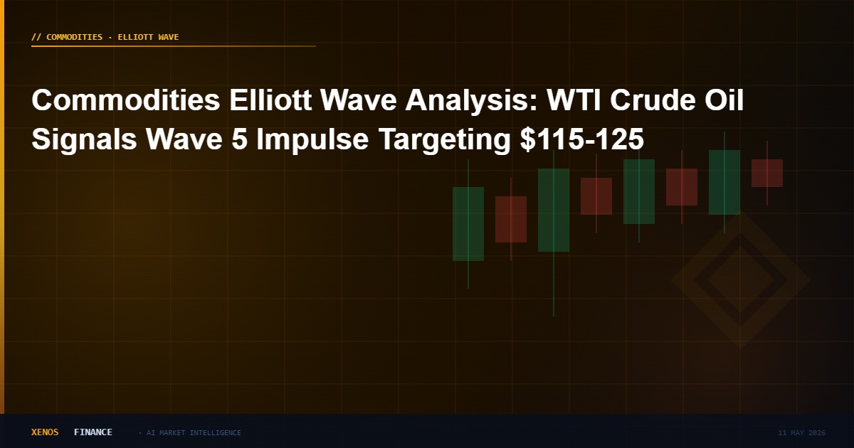 Commodities Elliott Wave Analysis: WTI Crude Oil Signals Wave 5 Impulse Targeting $115-125