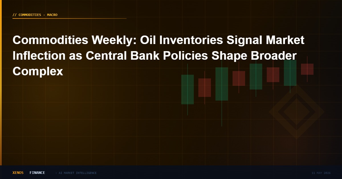 Commodities Weekly: Oil Inventories Signal Market Inflection as Central Bank Policies Shape Broader Complex