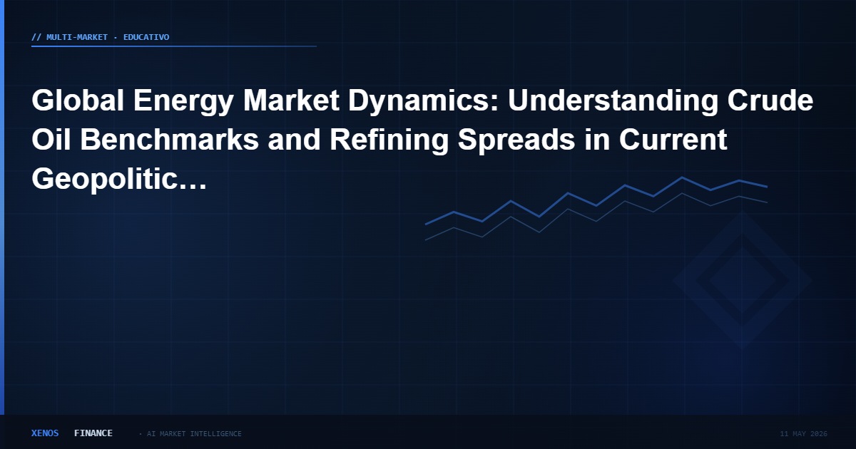 Global Energy Market Dynamics: Understanding Crude Oil Benchmarks and Refining Spreads in Current Geopolitical Context