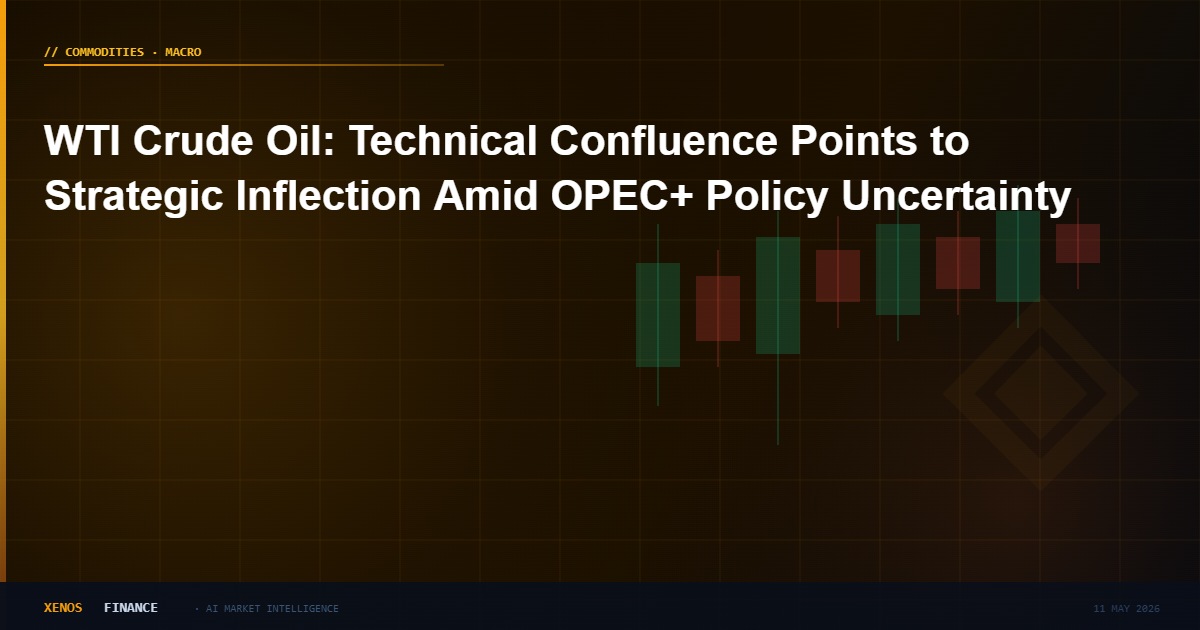 WTI Crude Oil: Technical Confluence Points to Strategic Inflection Amid OPEC+ Policy Uncertainty