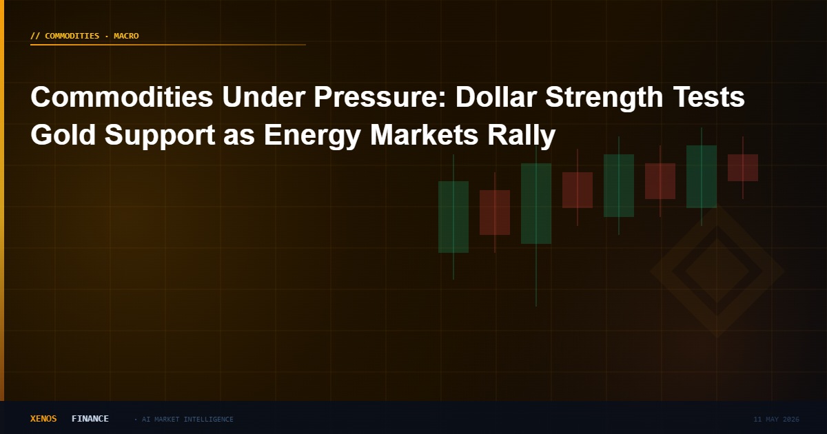 Commodities Under Pressure: Dollar Strength Tests Gold Support as Energy Markets Rally