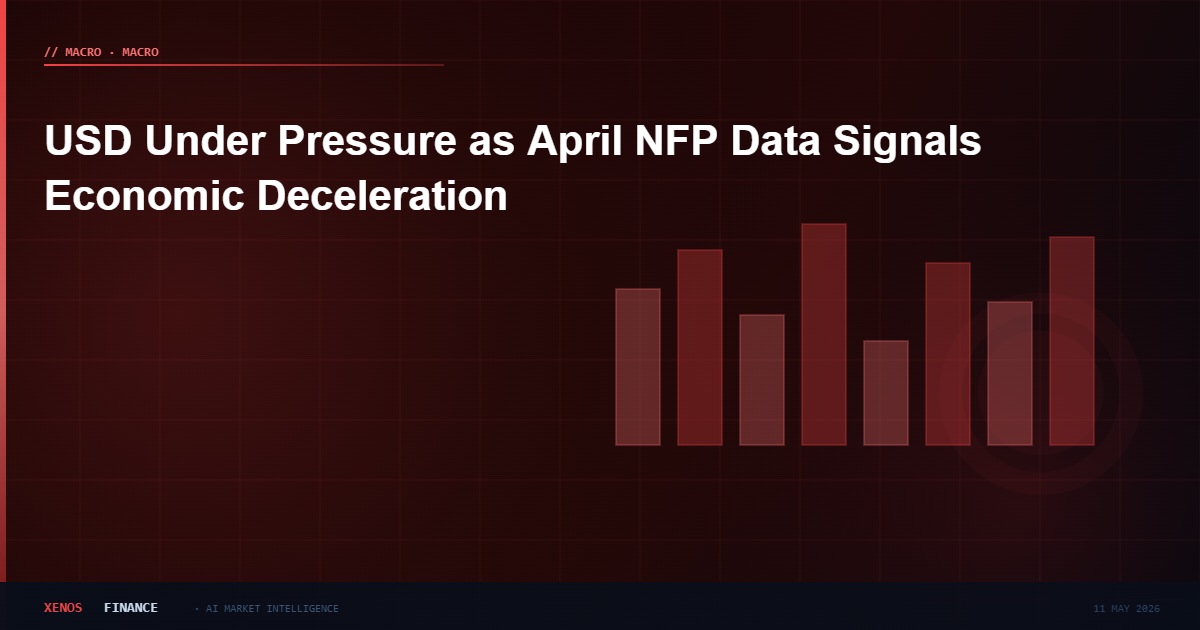 USD Under Pressure as April NFP Data Signals Economic Deceleration
