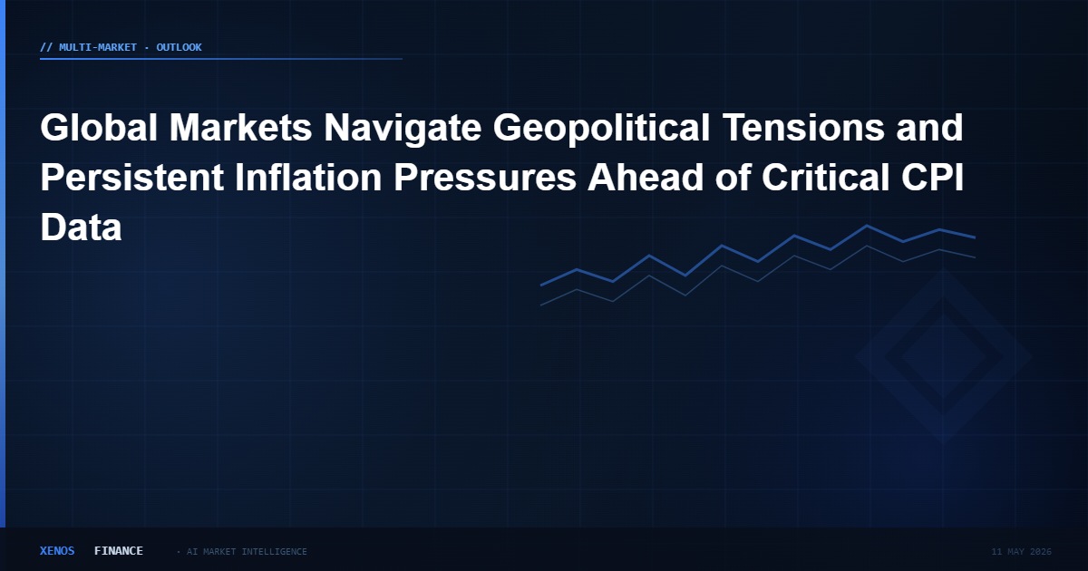Global Markets Navigate Geopolitical Tensions and Persistent Inflation Pressures Ahead of Critical CPI Data