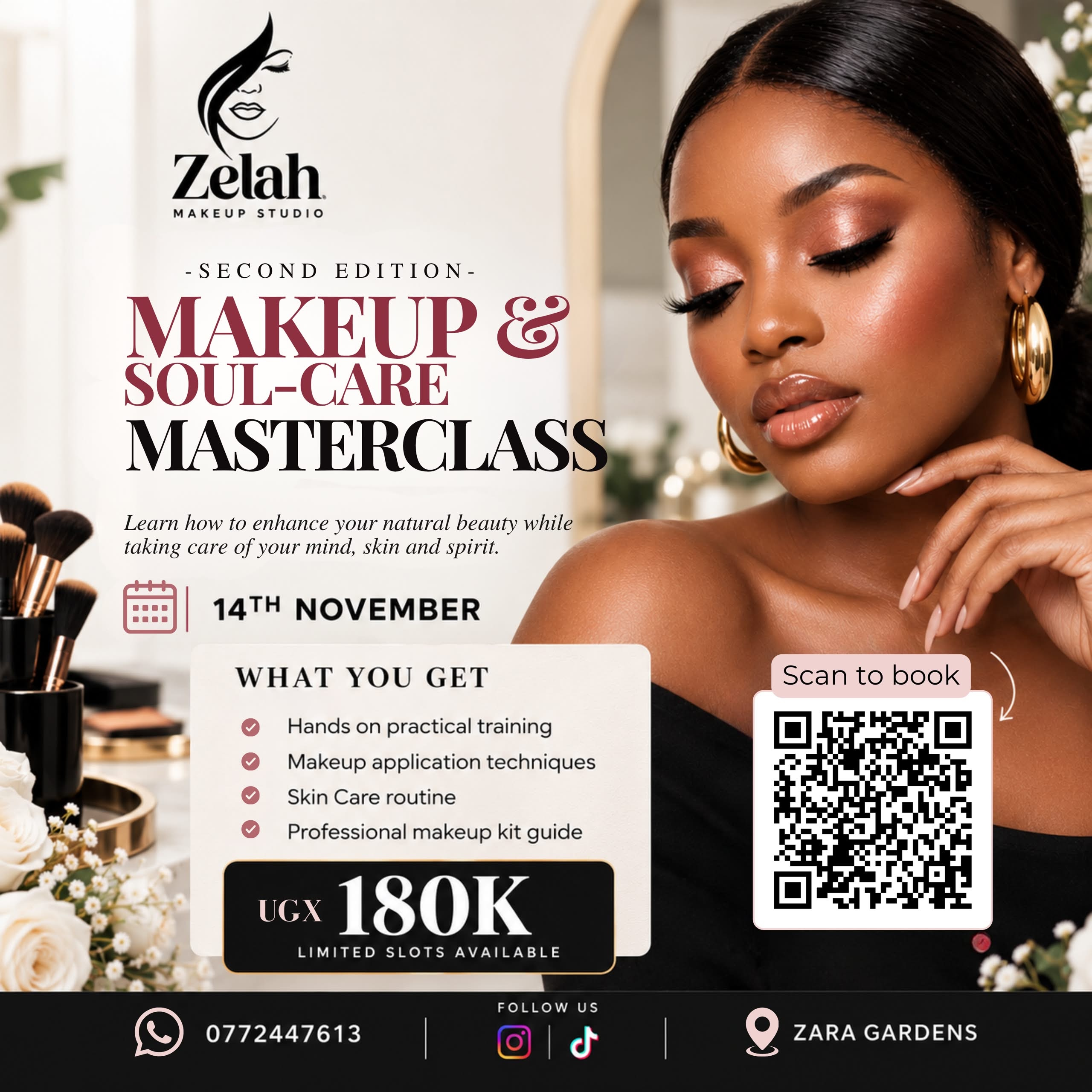 Cover image for Zelah Makeup & Soul-Care Masterclass 2026