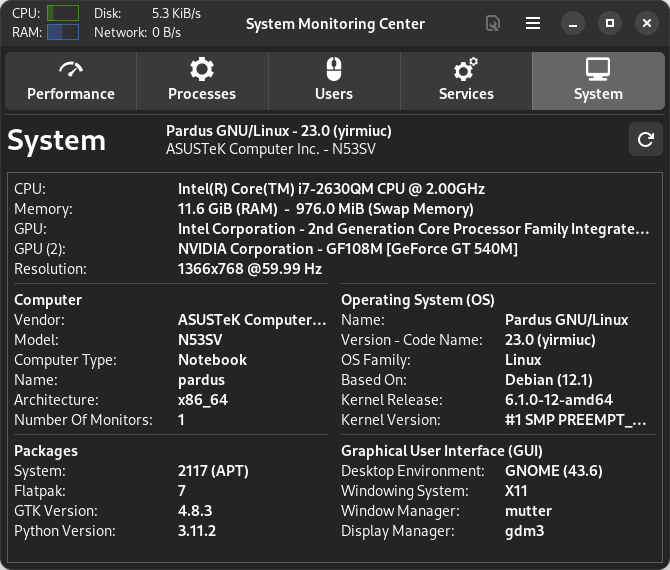 System Monitoring Center