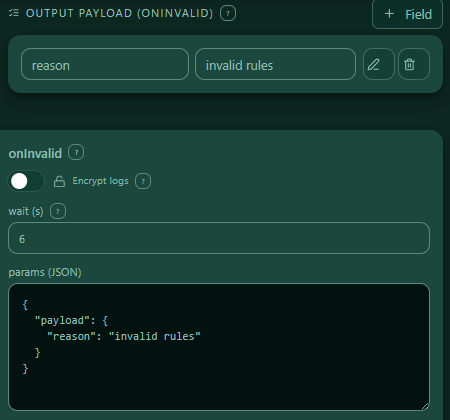 Example onInvalid filled