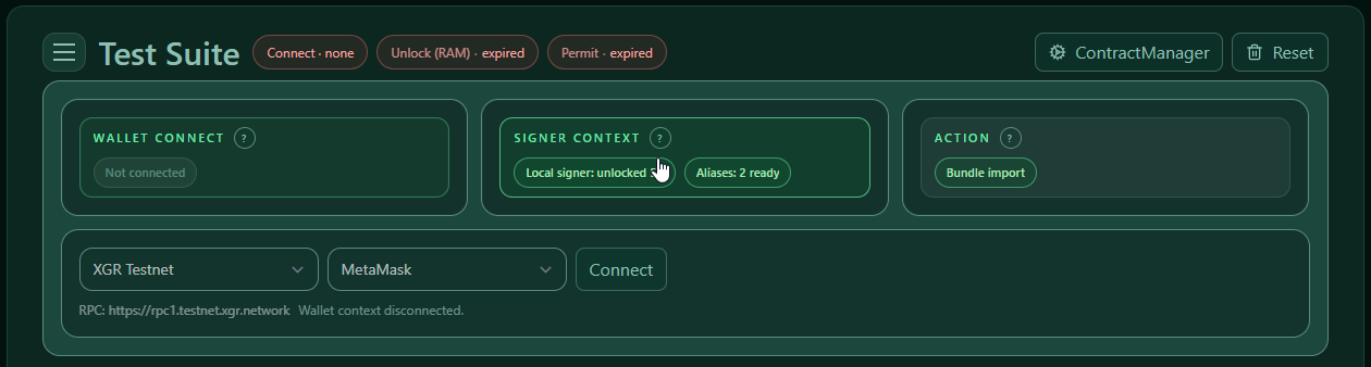 Wallet connect