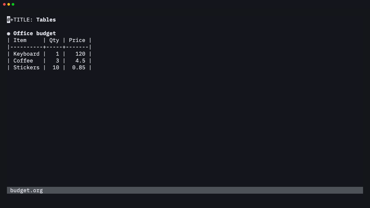 Sorting rows by price, adding a Total row with a field formula, then transposing the table