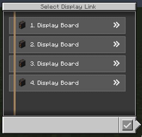 display link selection