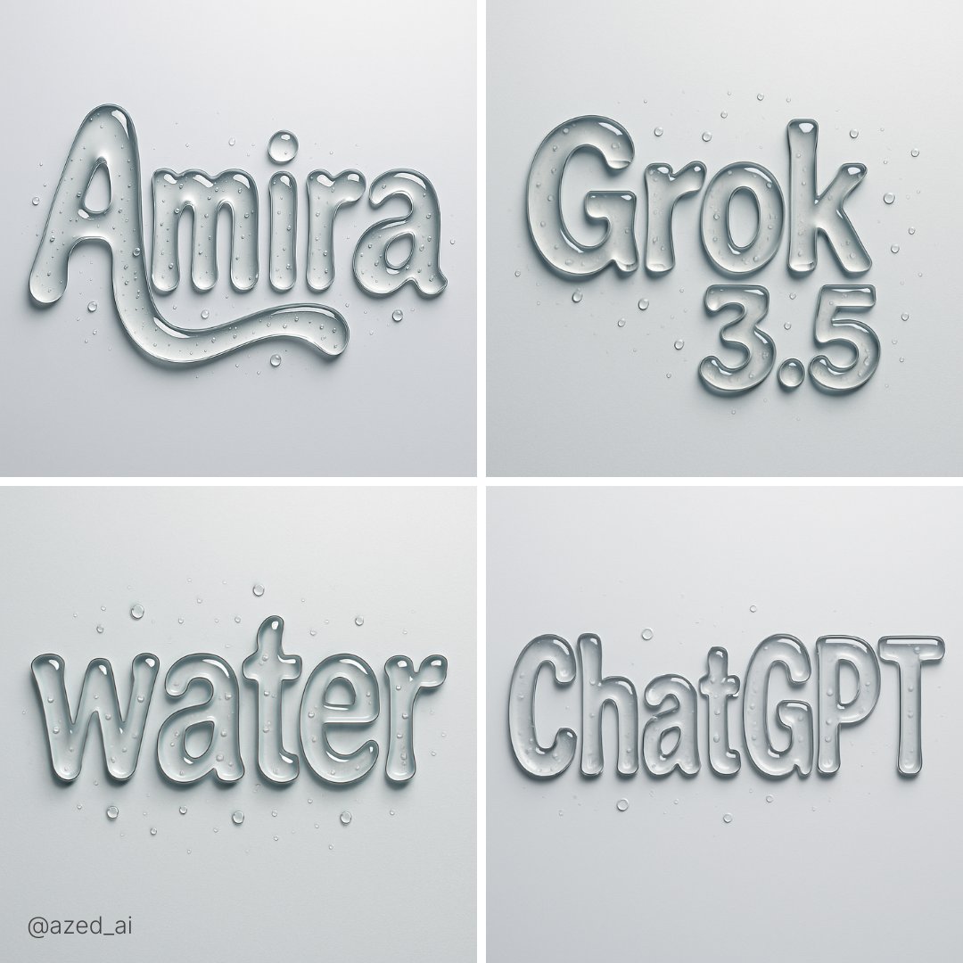 Abstract liquid typography spelling "text", made of thick, transparent water-gel with realistic refraction and soft s…