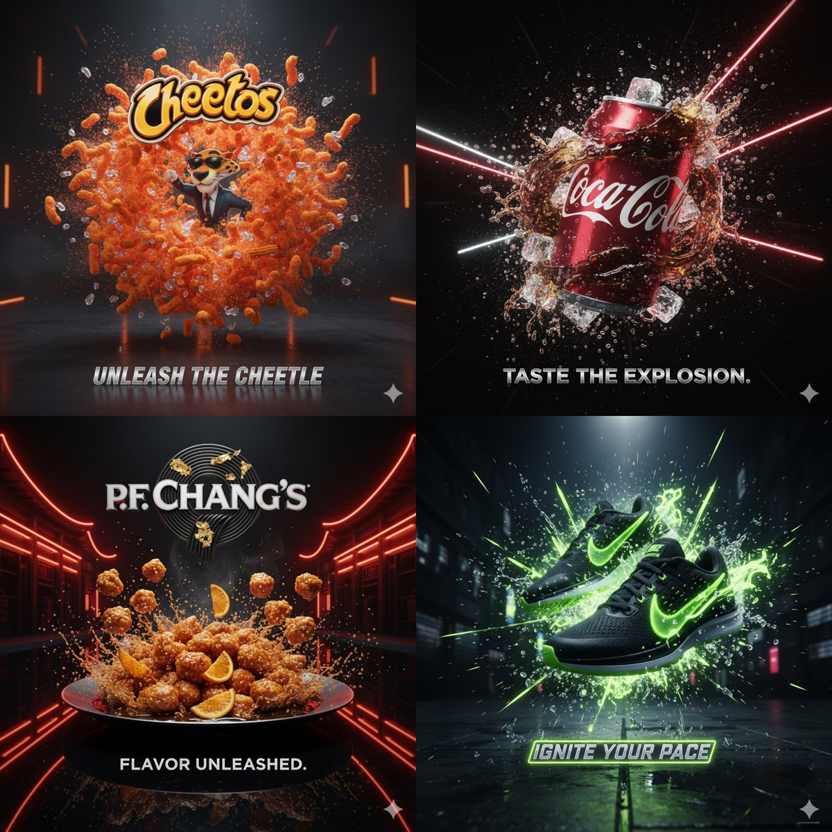 Cinematic 3D action-packed advertisement of , captured in a dramatic mid-motion scene that embodies its core energy.…