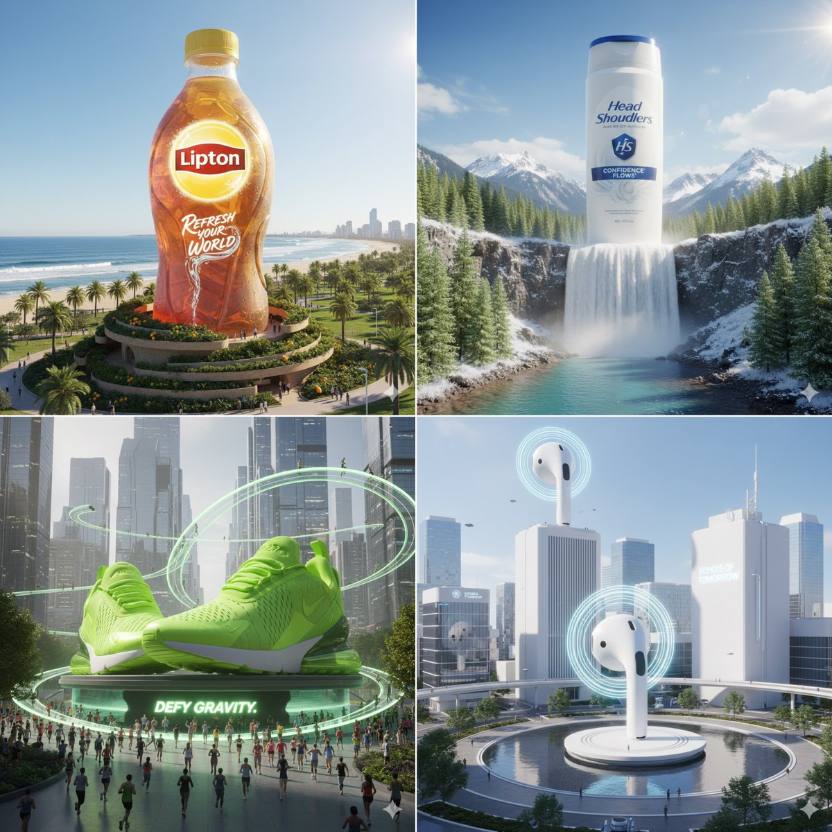 Ultra-realistic CGI shot of a giant , seamlessly integrated into a matching real-world environment that reflects the…