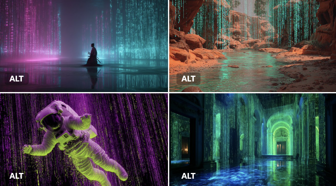 reinterpreted through Cyber Matrix Dreamscapes, where cascading streams of digital code form the immersive backdrop.…