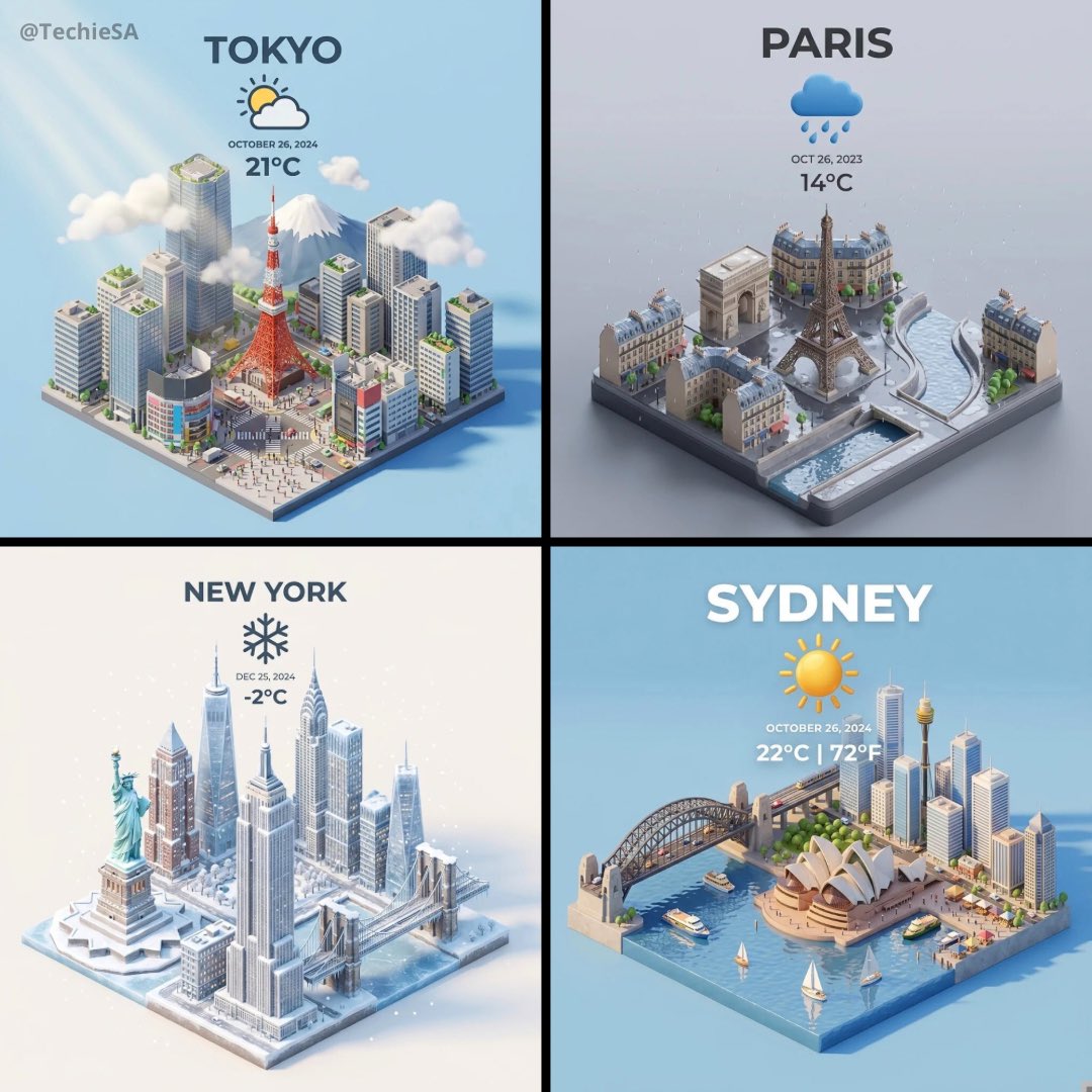 Present a clear, 45° top-down isometric miniature 3D cartoon scene of , featuring its most iconic landmarks and archi…