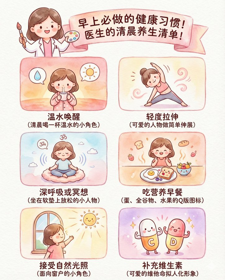 Hand-drawn watercolor infographic, warm soft watercolor texture, pink tone, cute and clean design, 4:5 ratio, 1080x13…