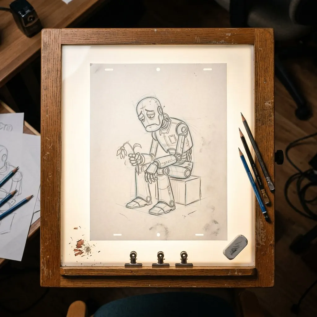 Classic Animation Light Table Prompt