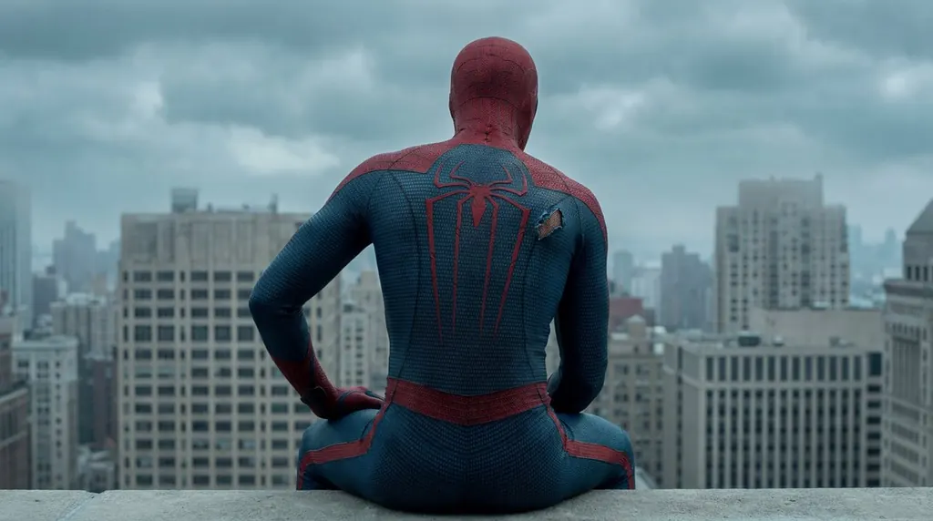 Cinematic Superhero Rooftop Prompt