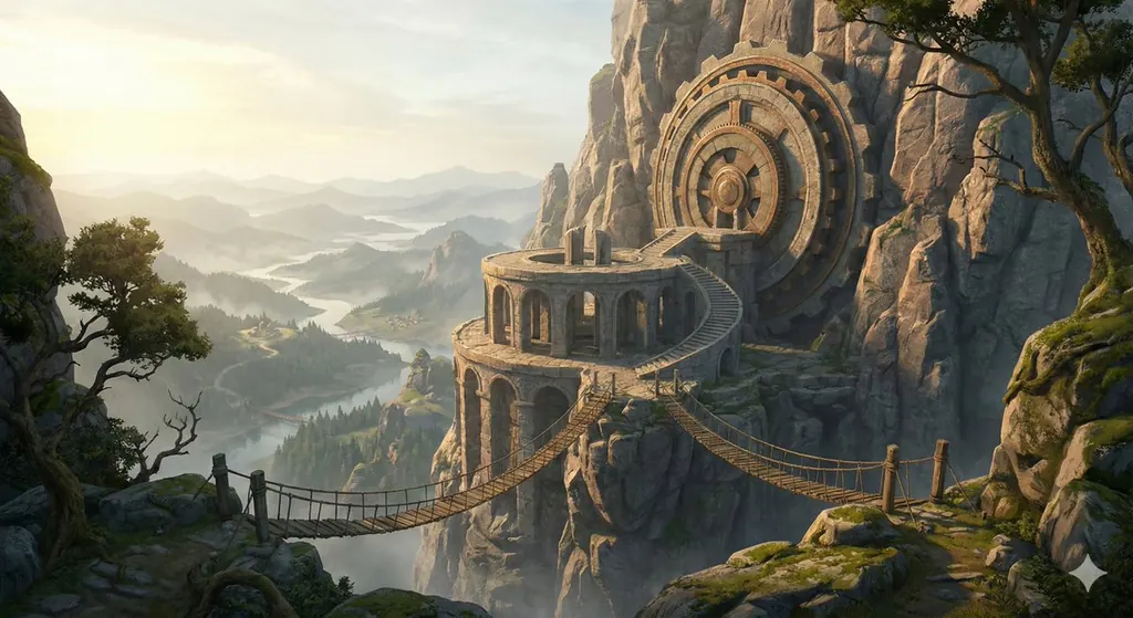 Cinematic Concept Art for Ancient Astronomical Observatory