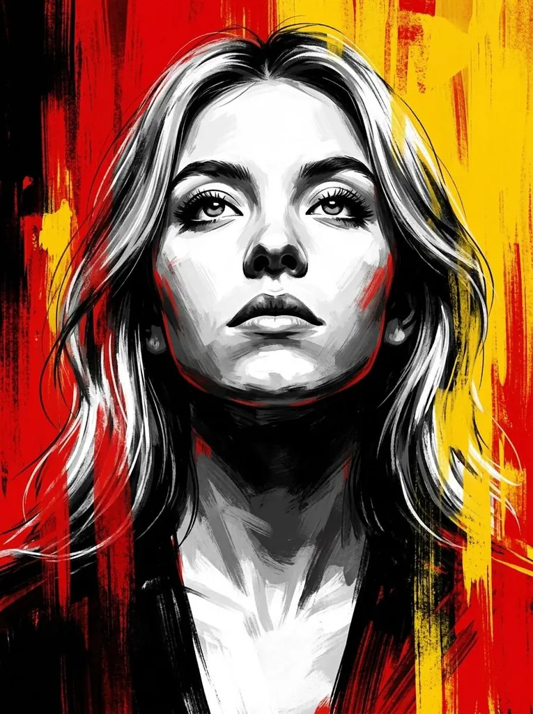 Dramatic Digital Painting Portrait Prompt