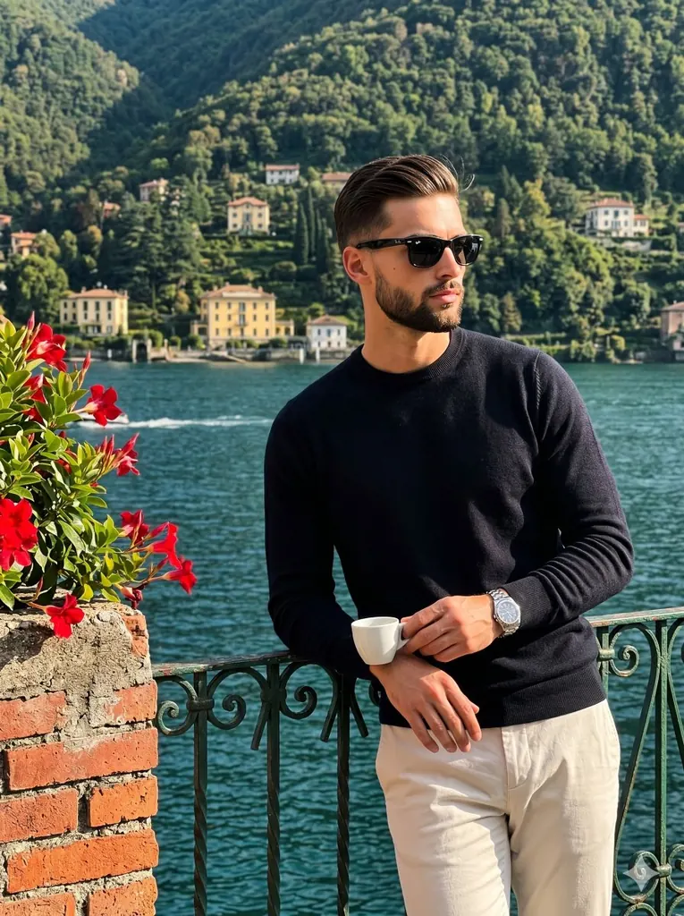 Italian Riviera Vacation Portrait