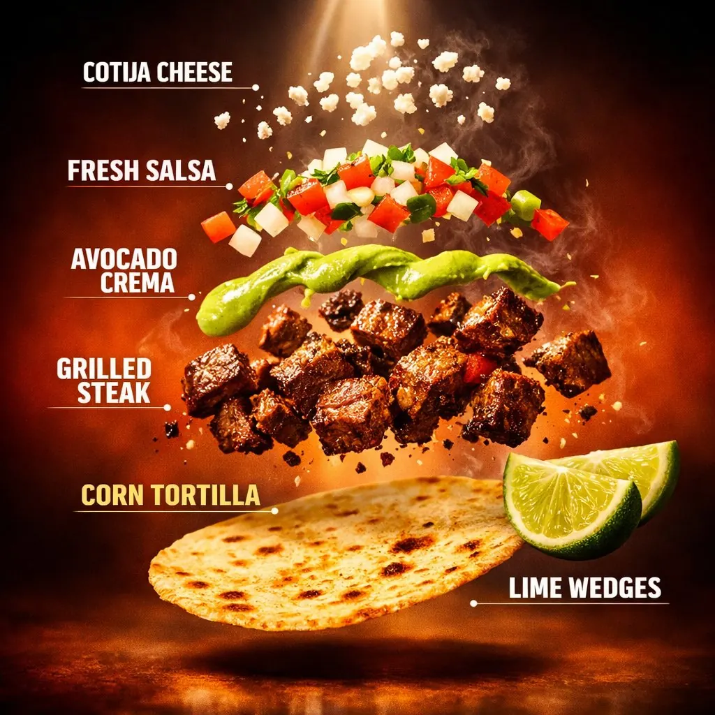 Exploded Tacos Commercial Visualization