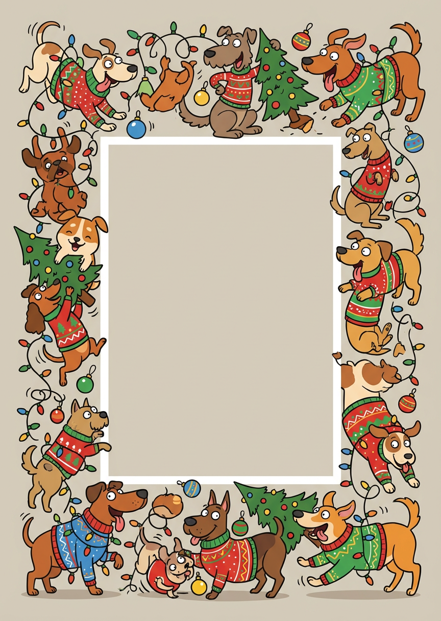 Christmas Dogs · Out-of-Control Frame