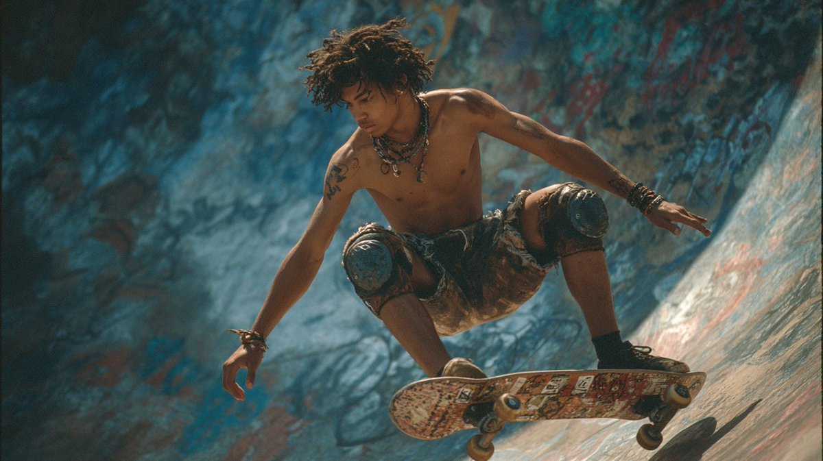 Skateboarding Teenager Film Photography Prompt