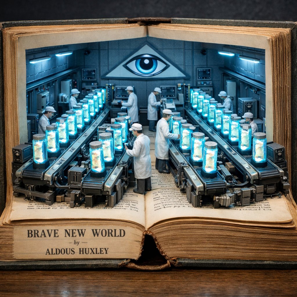 Surreal Diorama from 'Brave New World'
