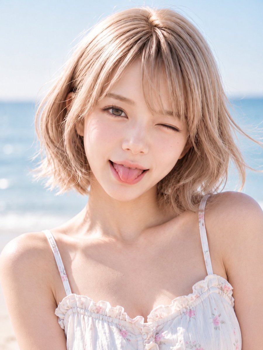 Profile / Avatar - Playful Wink Portrait Edit