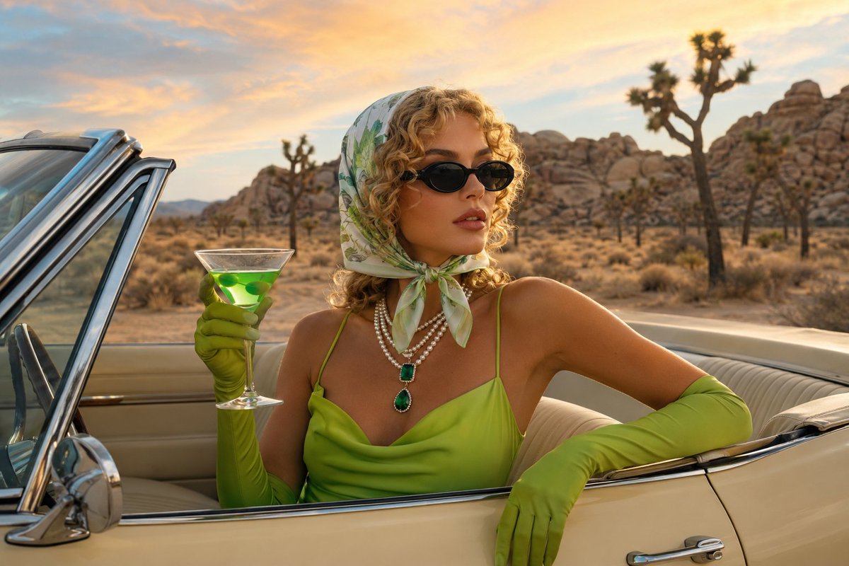 Product Marketing - Cinematic Desert Vintage Car Fashion