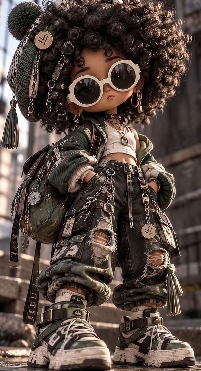 Cyberpunk Chibi Girl Transformation