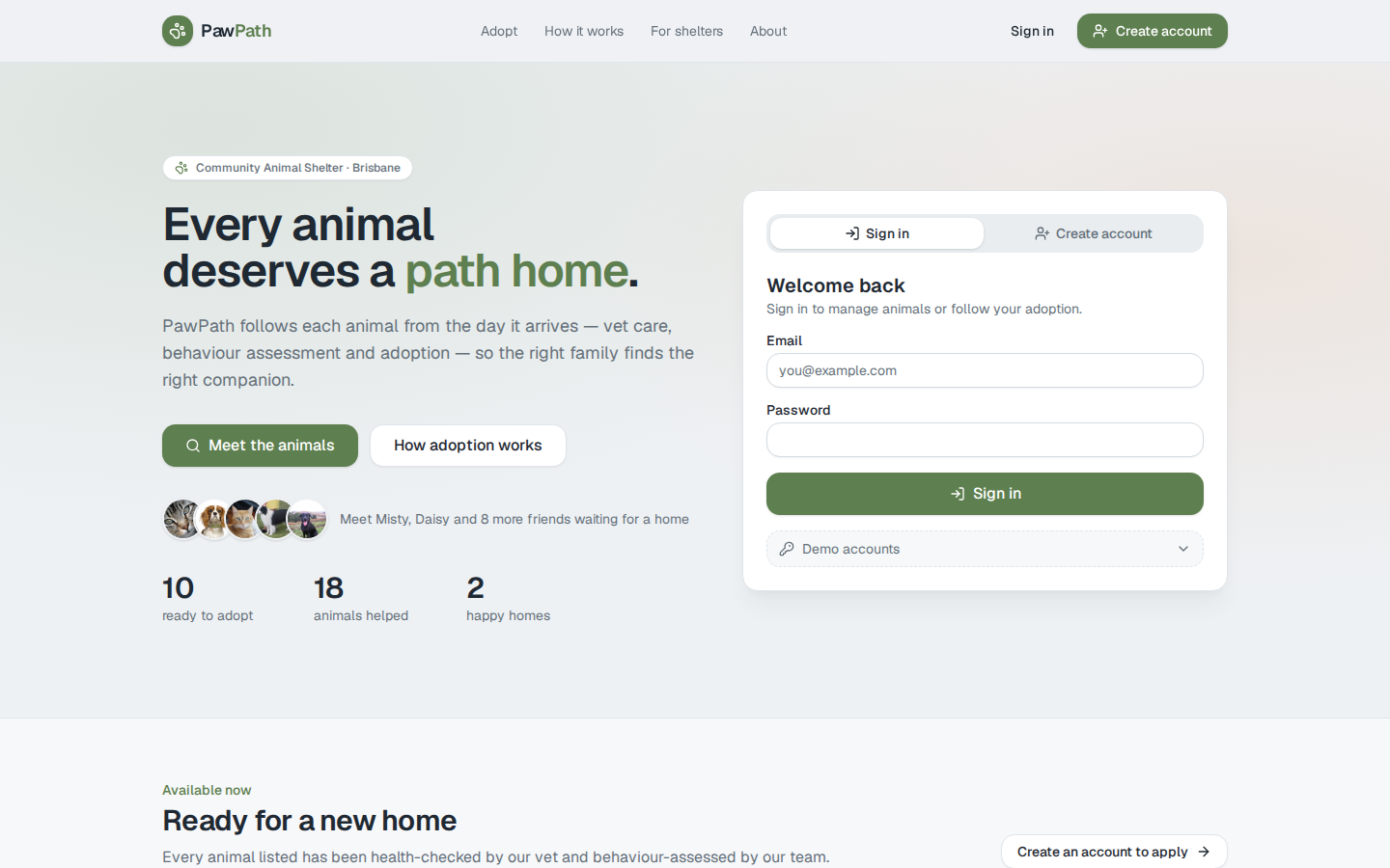 PawPath Dashboard