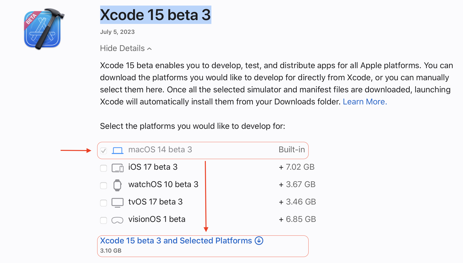 macOS Sonoma Developer Beta版本