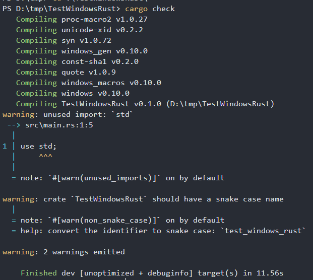 windows-rs 简单尝鲜 · Issue #74 · xinali/articles · GitHub