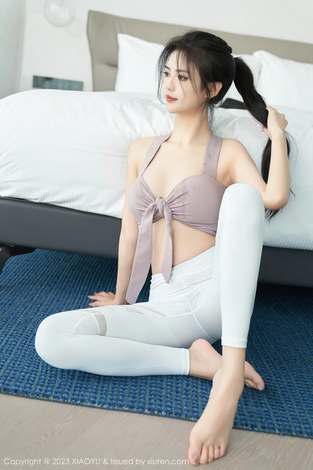 XiuRen No.7213 浅浅Danny甜酷写真暴击！83张粉灰撞白解锁曼妙曲线 - 2