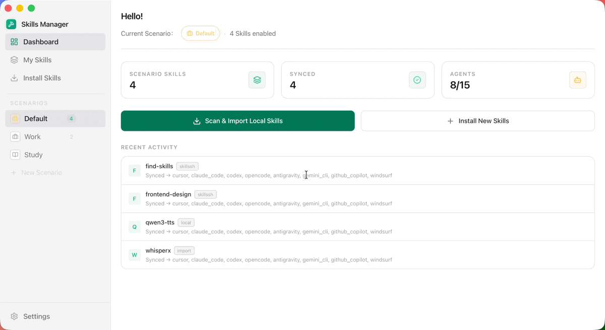 xingkongliang/skills-manager cover