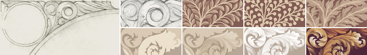 Scrollwork design process