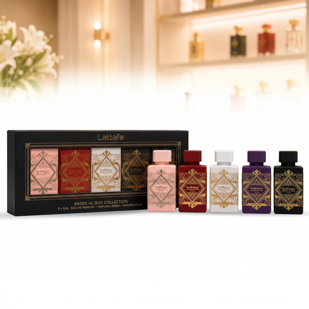 Badee Al Oud Collection Gift Set Mini 5 x 5 ml / 0.17 fl. oz