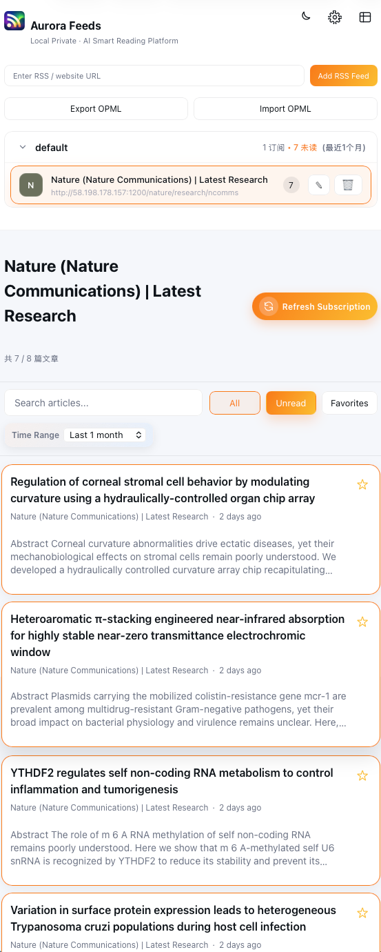 xiongsircool/aurora-rss-reader cover