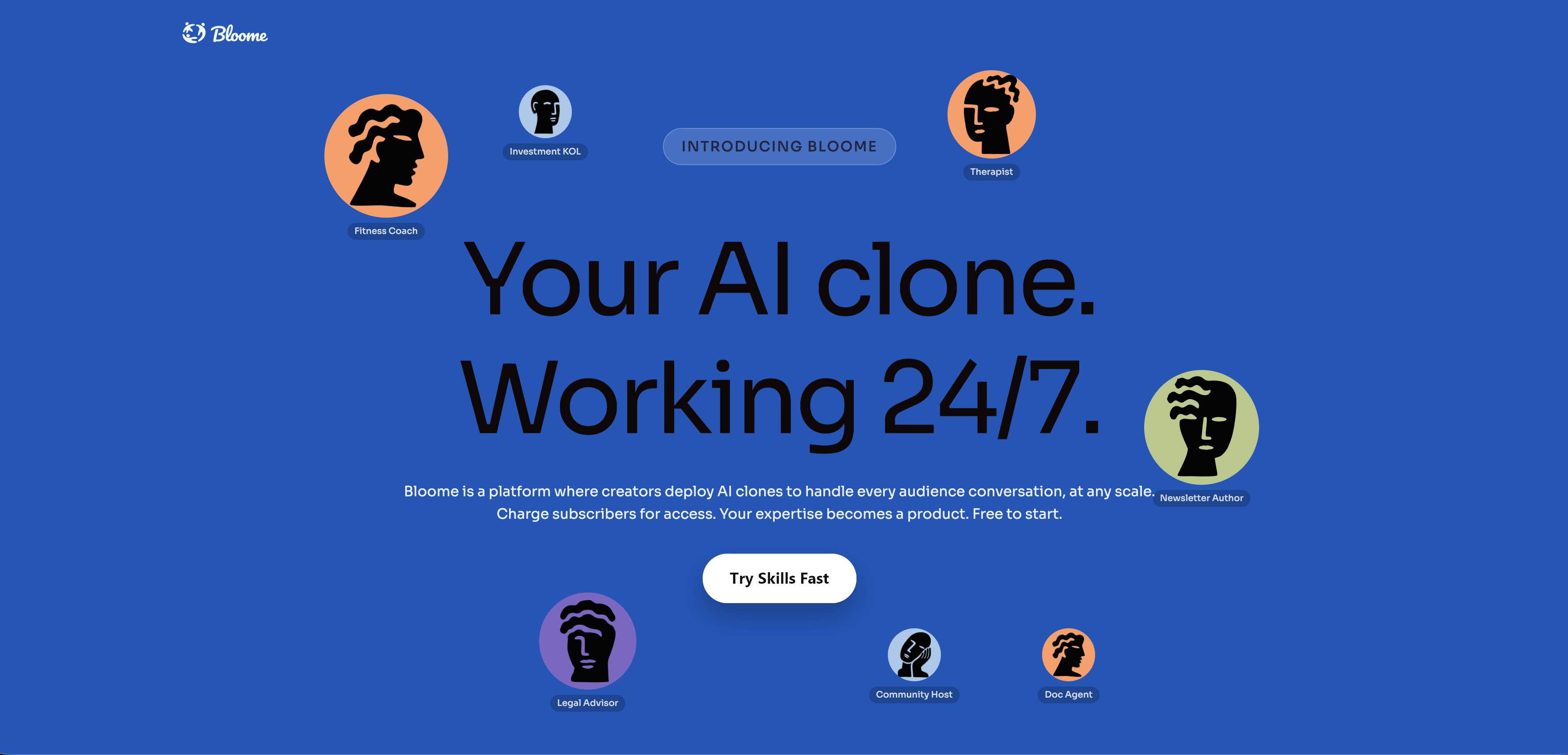 Bloome - Your AI clone. Working 24/7.
