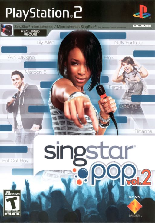 Singstar Pop Volume 2 cover