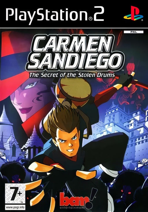 Carmen Sandiego - The Secret of the Stolen Drums cover