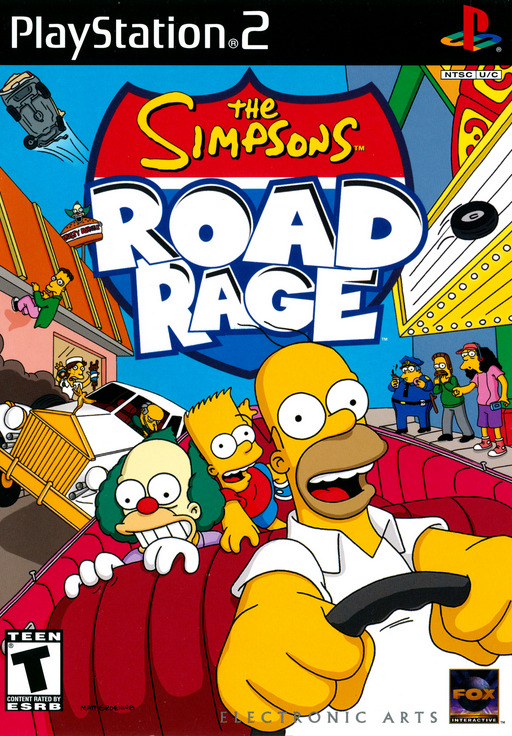 Simpsons Road Rage, The cover