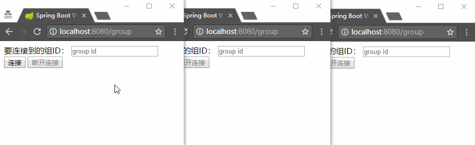 group in browser