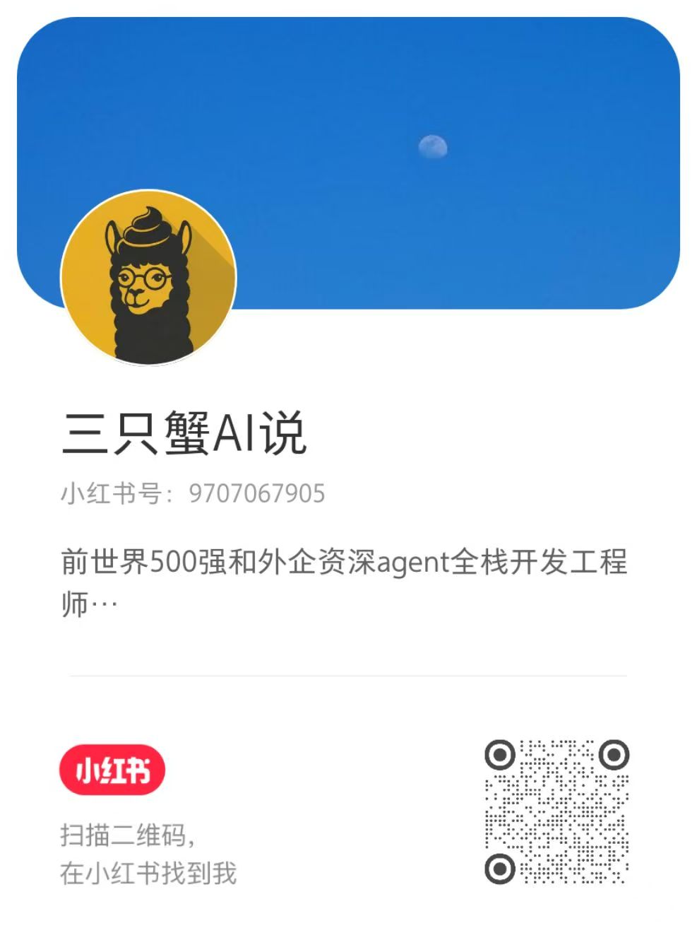 小红书二维码 / Xiaohongshu QR code