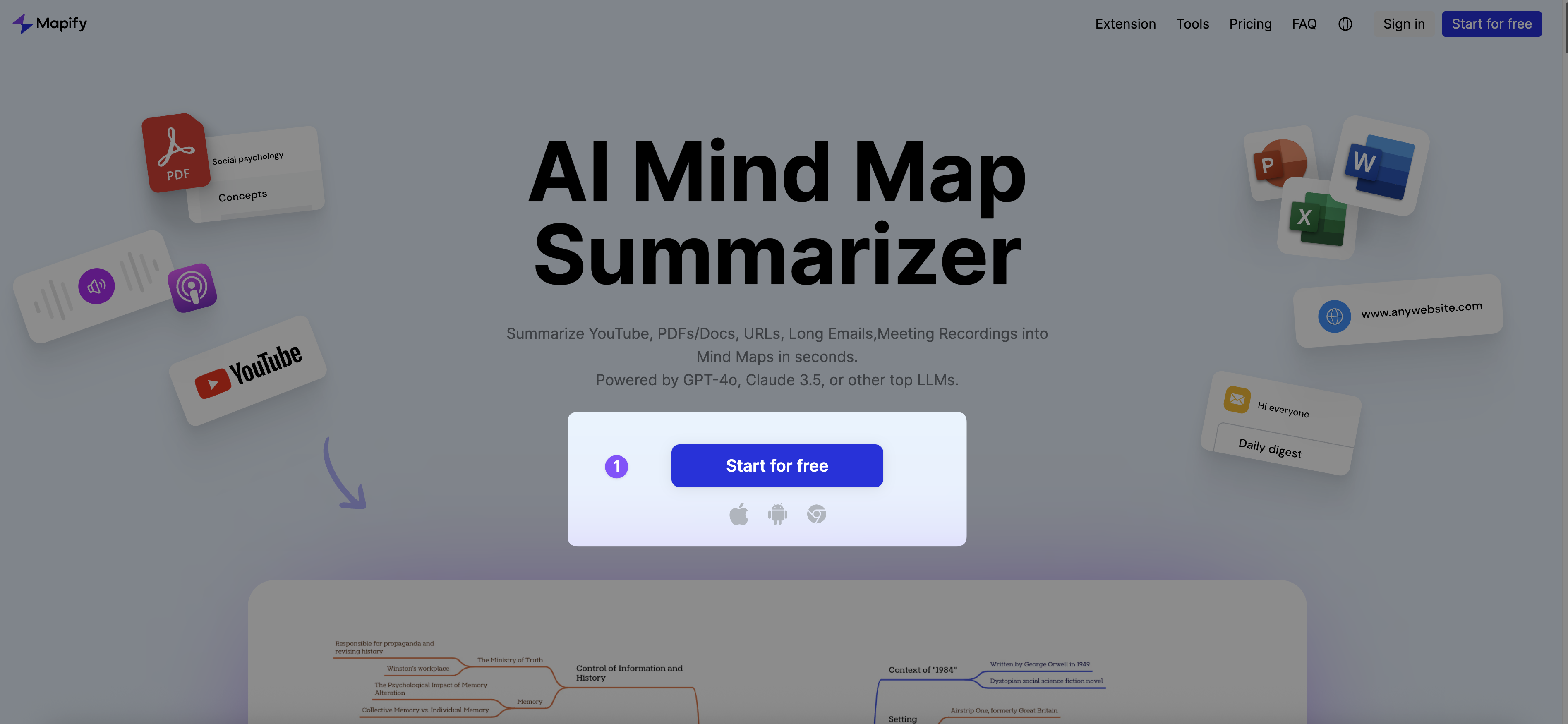Step 1: Sign up for Mapify