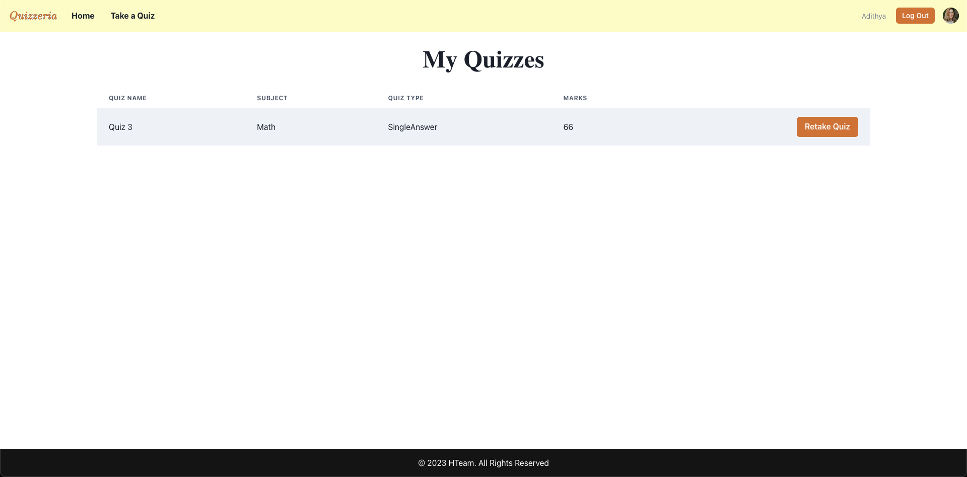 Student Dashboard